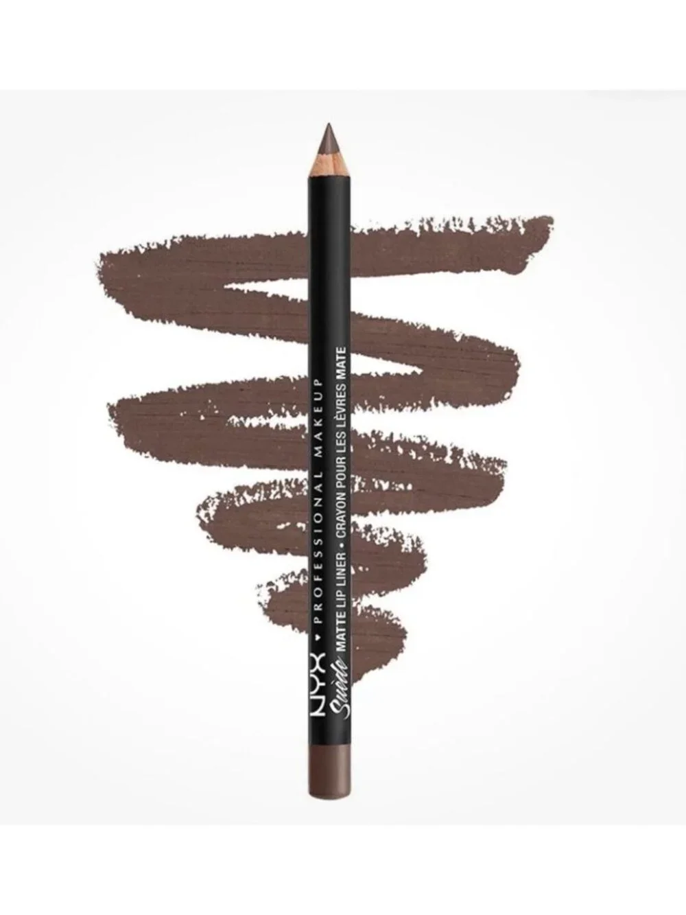 NYX - Suede Matte Lip Liner Pencil Perfect Suede - Brooklyn Thorn